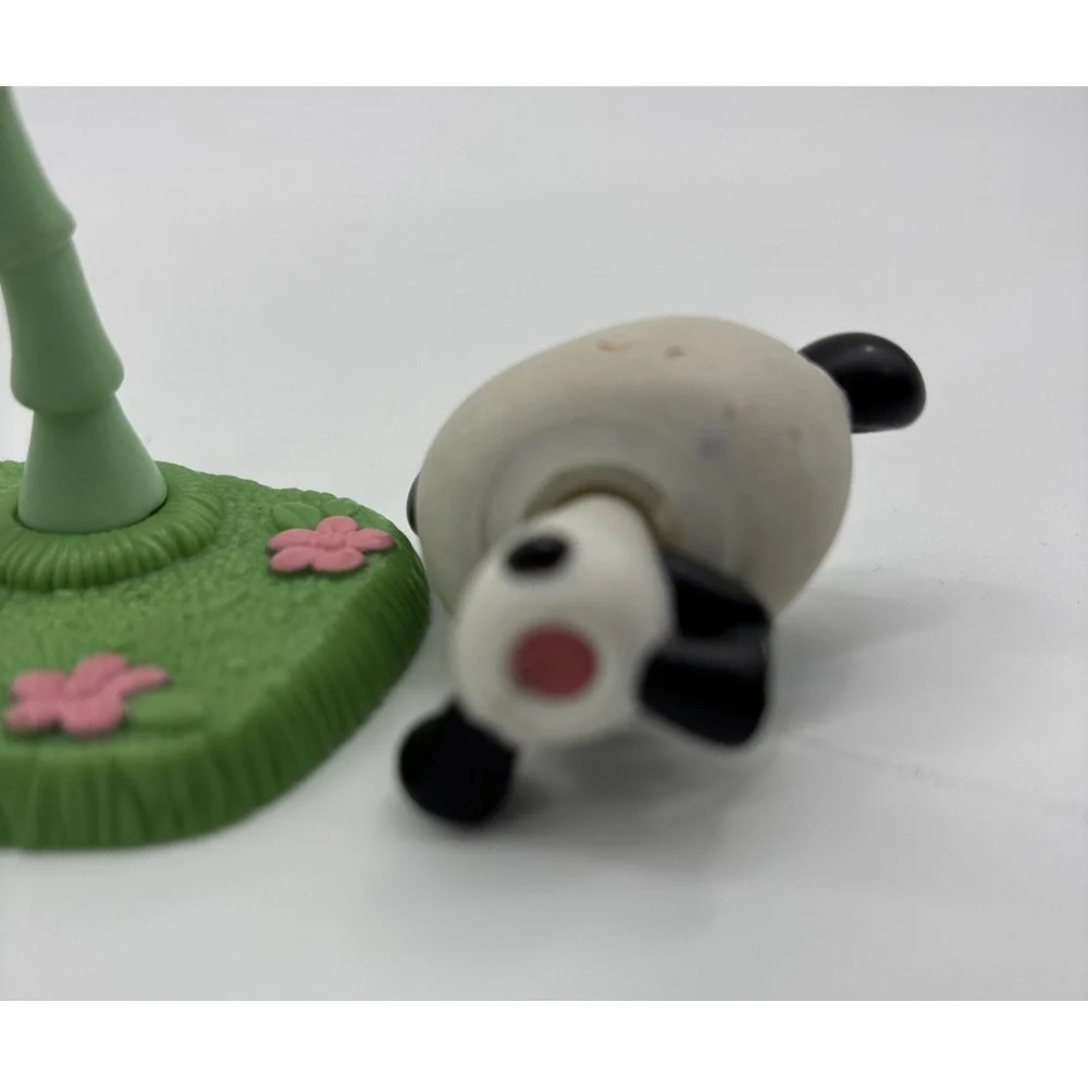 LPS Littlest Pet Shop Retired Pandas with Bamboo Tree‎ Two #90 All Included